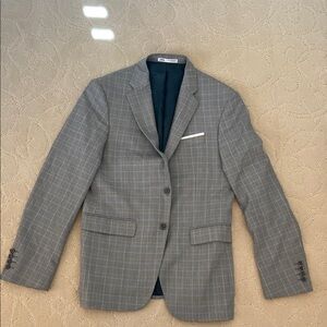 Zara Gray Plaid Suit and  Pants